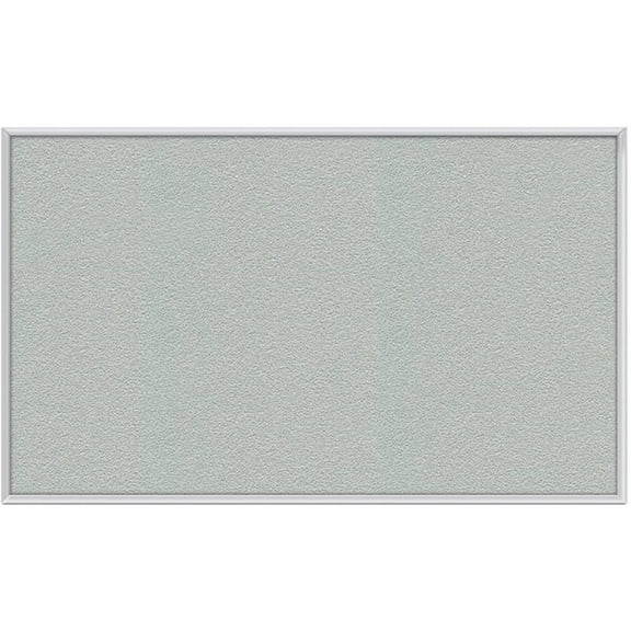 Ghent's Vinyl 3' x 4' Bulletin Board with Aluminum Frame in Silver