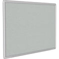 thumbnail image 1 of Ghent's Vinyl 3' x 4' DecoAurora Bulletin Board with Gray Trim in Gray, 1 of 2
