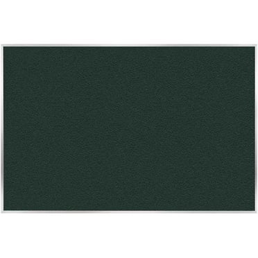 Ghent's Vinyl 3' x 5' Bulletin Board with Aluminum Frame in Ebony Brown
