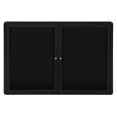 thumbnail image 1 of Ghent's Vinyl 34" x 47" 2 Door Ovation Letterboard in Black, 1 of 2