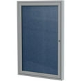 thumbnail image 1 of Ghent's Vinyl 36" x 24" 1 Door Enclosed Bulletin Board in Navy, 1 of 4