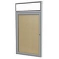 thumbnail image 1 of Ghent's Vinyl 36" x 30" 1 Door Enclosed Headliner Letterboard in Caramel, 1 of 4