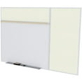 thumbnail image 1 of Ghent's Vinyl 4' x 12' Bulletin & Mag. Whiteboard B-Set in Ivory, 1 of 2