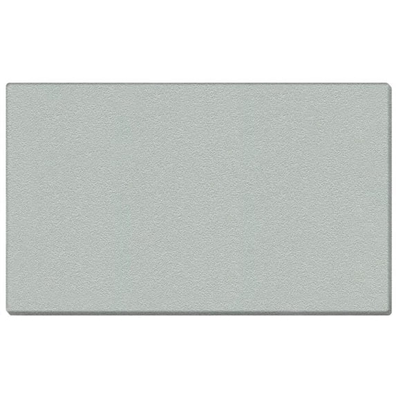 Ghent's Vinyl 4' x 12' Wrapped Edge Bulletin Board in Silver