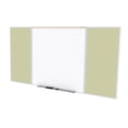 thumbnail image 1 of Ghent's Vinyl 4' x 16' Bulletin & Mag. Whiteboard B-Set in Caramel, 1 of 2