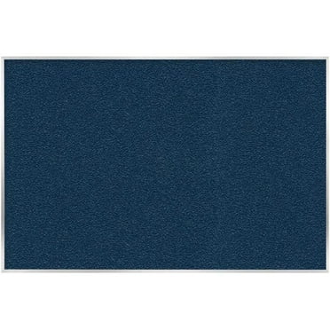 Ghent's Vinyl 4' x 5' Bulletin Board with Aluminum Frame in Navy