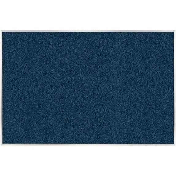Ghent's Vinyl 4' x 5' Bulletin Board with Aluminum Frame in Navy