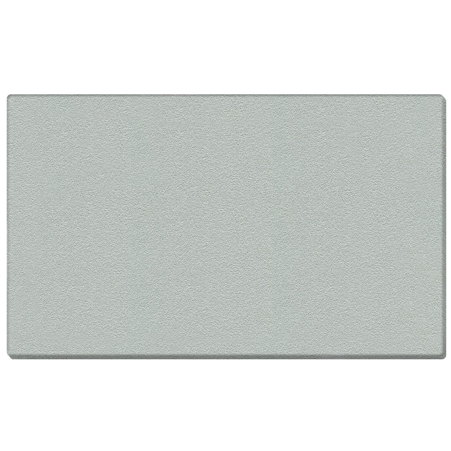 Ghent's Vinyl 4' x 5' Wrapped Edge Bulletin Board in Silver