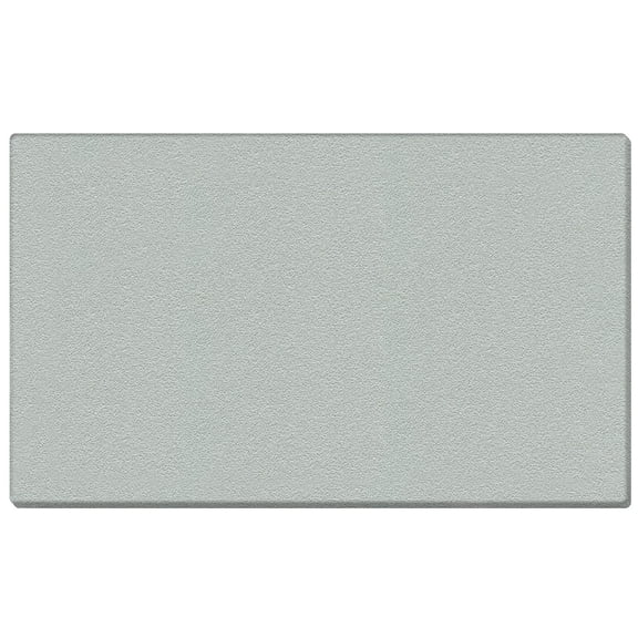 Ghent's Vinyl 4' x 5' Wrapped Edge Bulletin Board in Silver