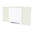 thumbnail image 1 of Ghent's Vinyl 4' x 8' Bulletin & Mag. Whiteboard Set in Ivory, 1 of 2