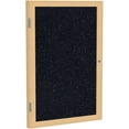 thumbnail image 1 of Ghent's Wood 24" x 18" 1 Door Enclosed Bulletin Board in Multi-Color, 1 of 2