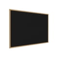 thumbnail image 1 of Ghent's Wood 3' x 5' Rubber Bulletin Board with Wood Frame in Black, 1 of 4