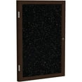 thumbnail image 1 of Ghent's Wood 36" x 24" 1 Door Enclosed Bulletin Board in Speckled Tan, 1 of 2