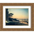 thumbnail image 1 of Gheorghe Tattarescu 2x Matted 24x20 Gold Ornate Framed Art Print 'On Gianicolo', 1 of 2