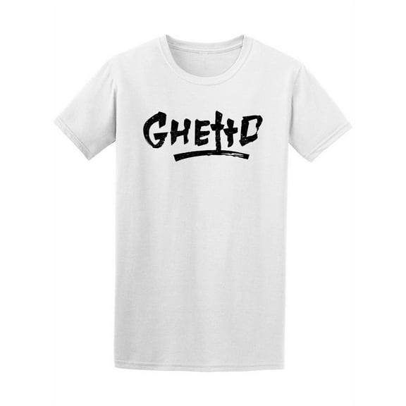 Ghetto In Brush Style T-Shirt Men -Image by Shutterstock, Male Large