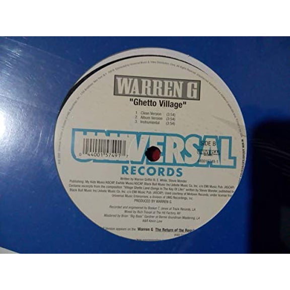 Warren G Ghetto Village (Vinyl Record)