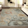 thumbnail image 1 of Ghiacco Modern Transitional Floral Area Rug or Runner Rug or Round Rug, 1 of 2