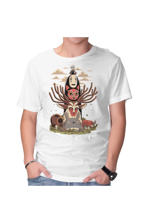 Ghibli Totem Unisex T-Shirt Tee Sweatshirt Hoodie Tank Top