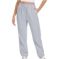 thumbnail image 1 of Ghicovo Women's Sweatpants Casual Slim Straight Leg Pants Fall Athletic Joggers with Pockets Lightweight Sweat Pants Casual Gym Workout Pants, 1 of 6
