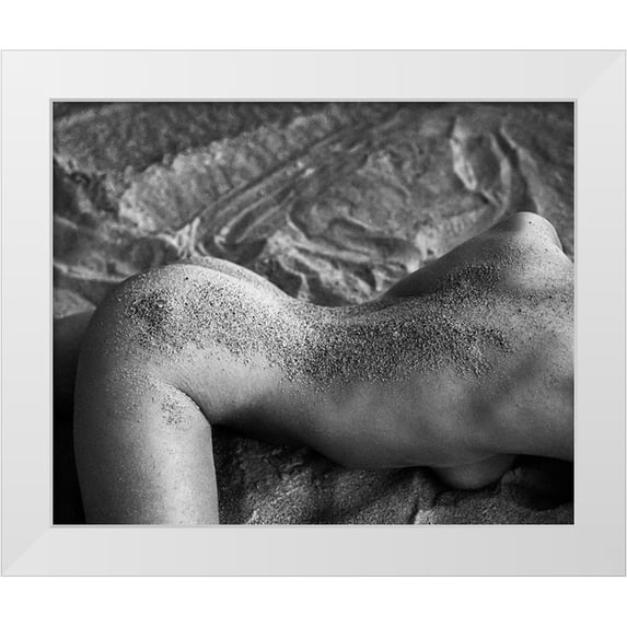 Ghiman, Raul 31x26 White Modern Wood Framed Museum Art Print Titled - Sand Of Venus