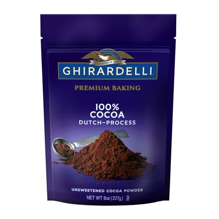 Pack Of 2 Ghirardelli 100% Cocoa Dutch-Process Unsweetened Cocoa Powder - 8 oz (Packaging May Vary)