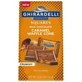 thumbnail image 1 of Ghirardelli Bag Milk Chocolate Caramel Waffle Cone 5.2 OZ, 1 of 5