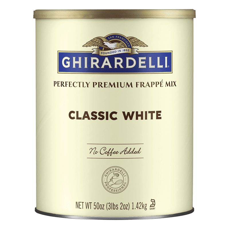 Ghirardelli Classic White Beverage Mix, Frappe 50 oz. - Walmart.com