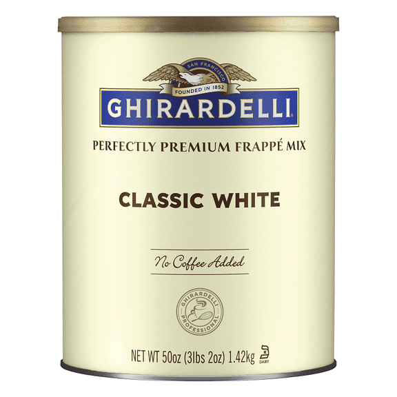 Ghirardelli Beverage Mix, Classic White 50 oz.