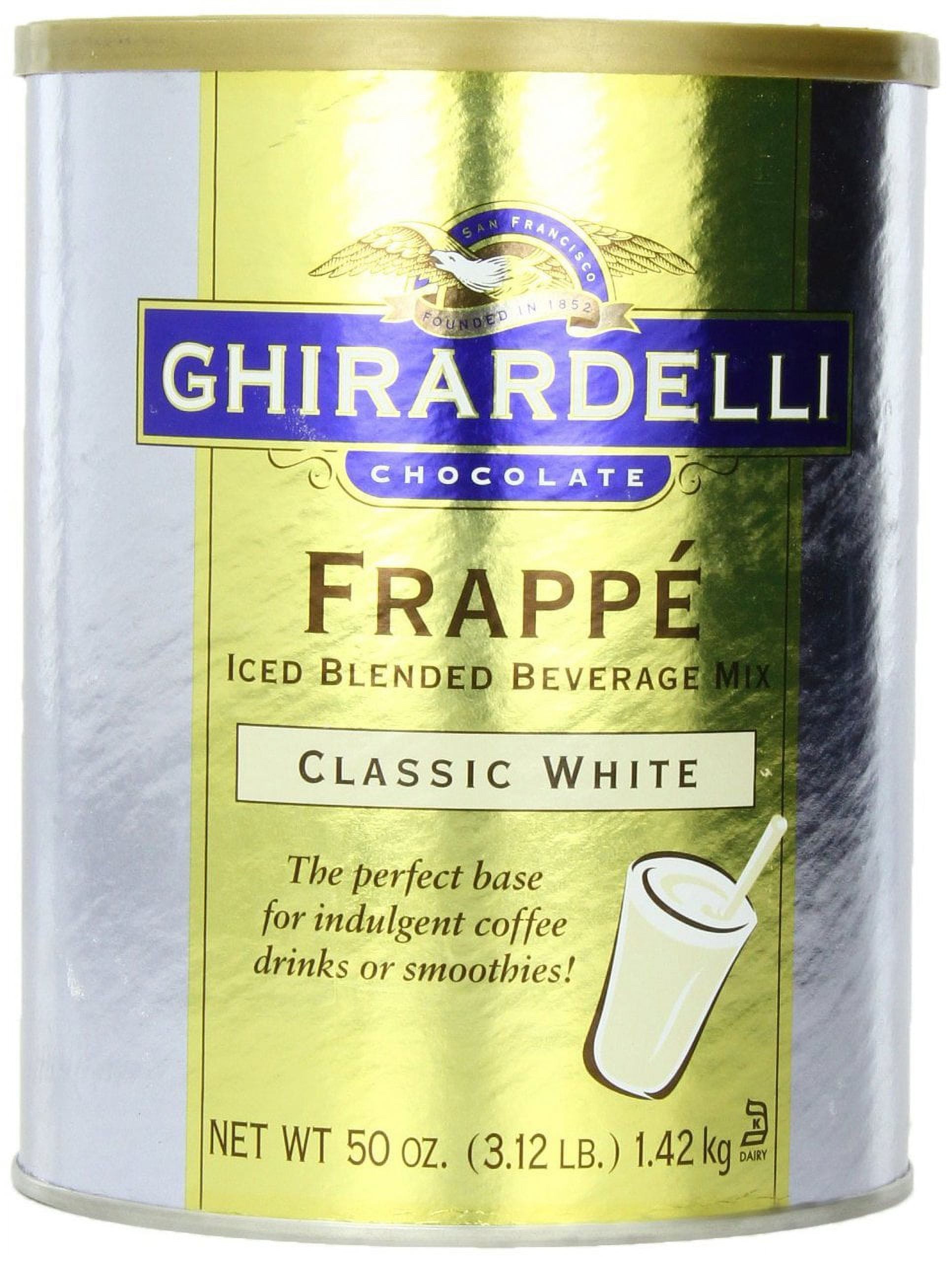 Ghirardelli Classic White Beverage Mix, Frappe 50 oz. - Walmart.com