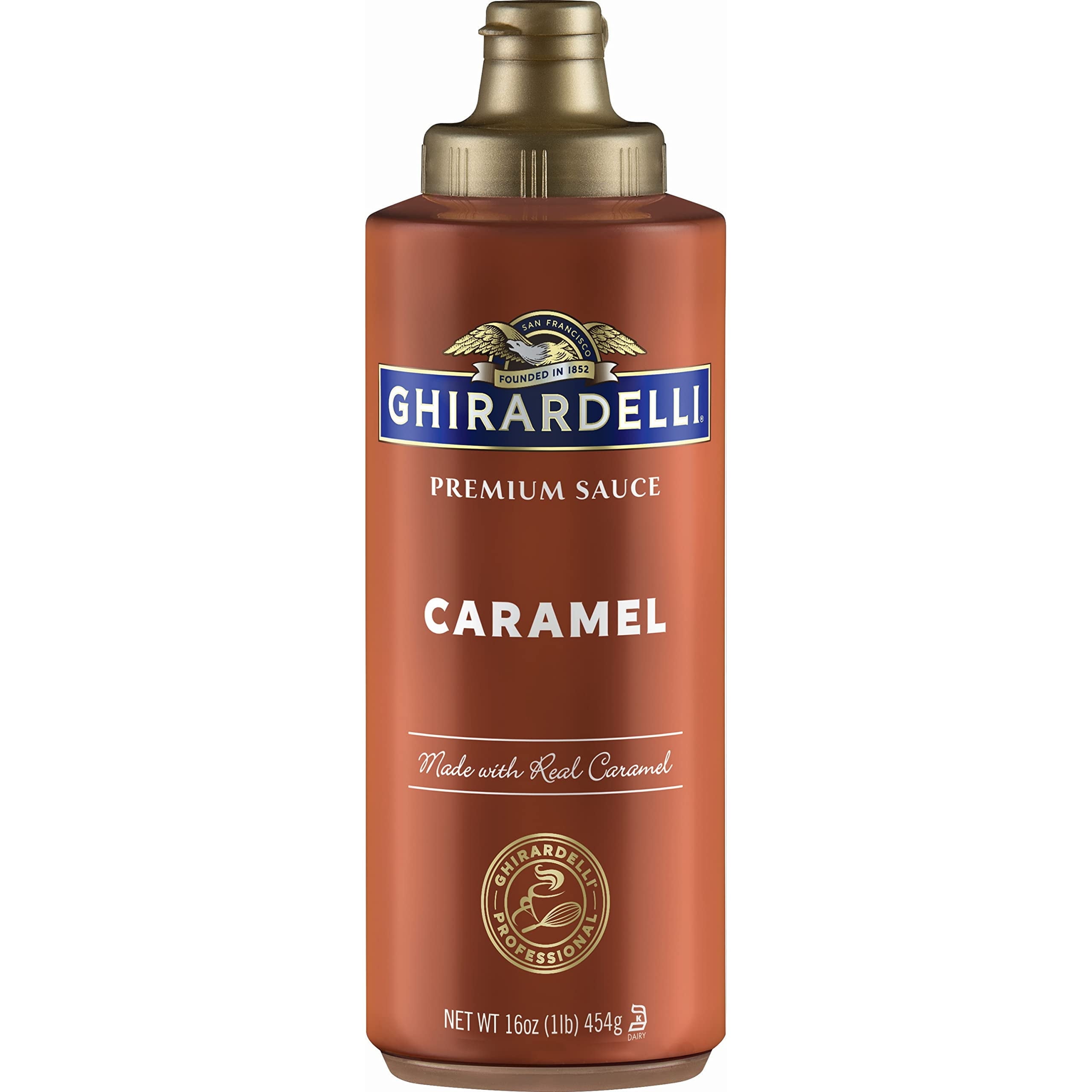 Ghirardelli Caramel Sauce Squeeze Bottle, 16 Oz