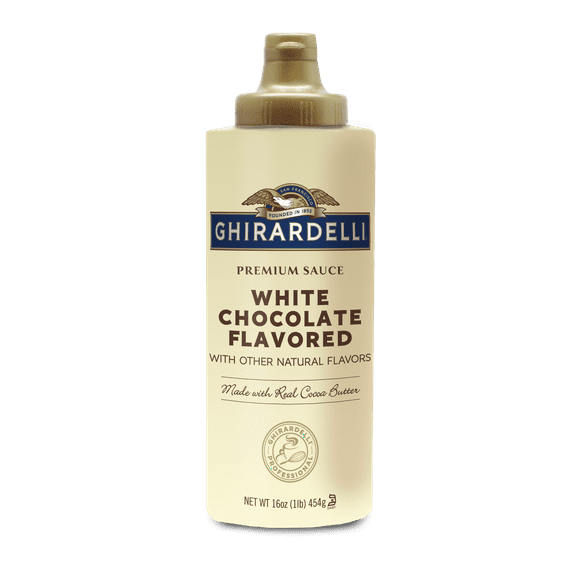 Ghirardelli Choc 12/16oz White Choc Sauce