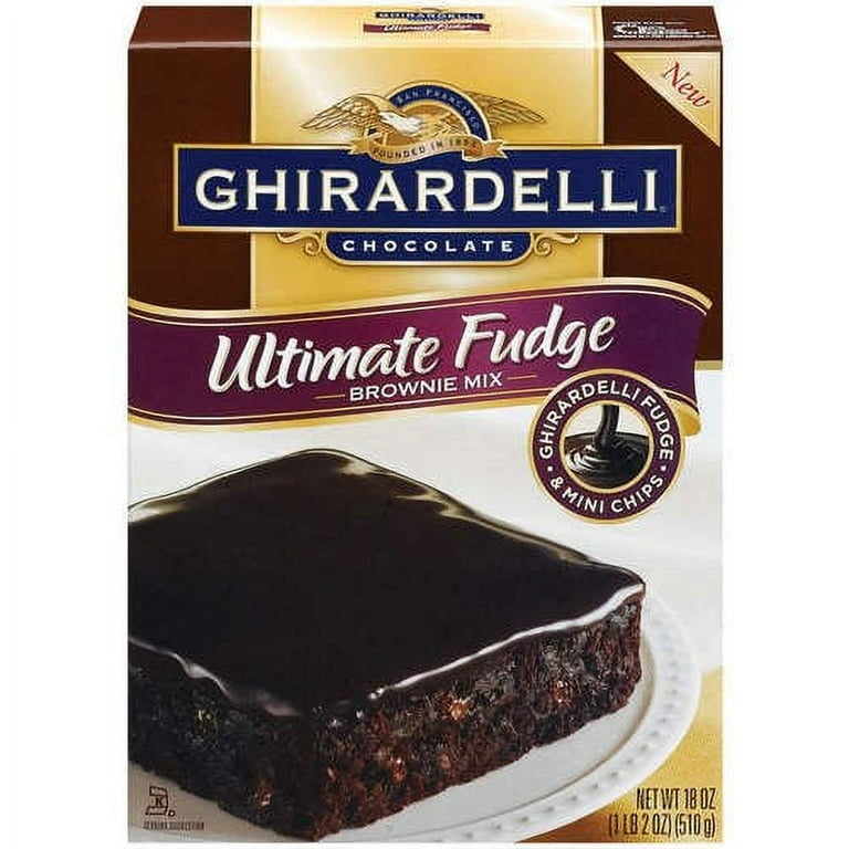 Ghirardelli Chocolate Brownie Mix, Ultimate Fudge, 18 oz Box