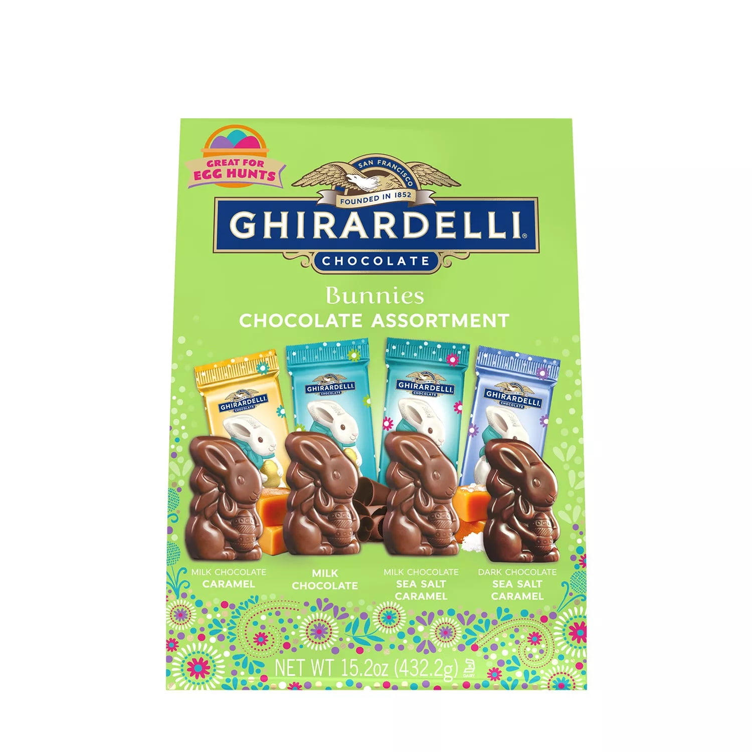 Ghirardelli Chocolate Bunnies Chocolate Assortment (15.2 Ounce)