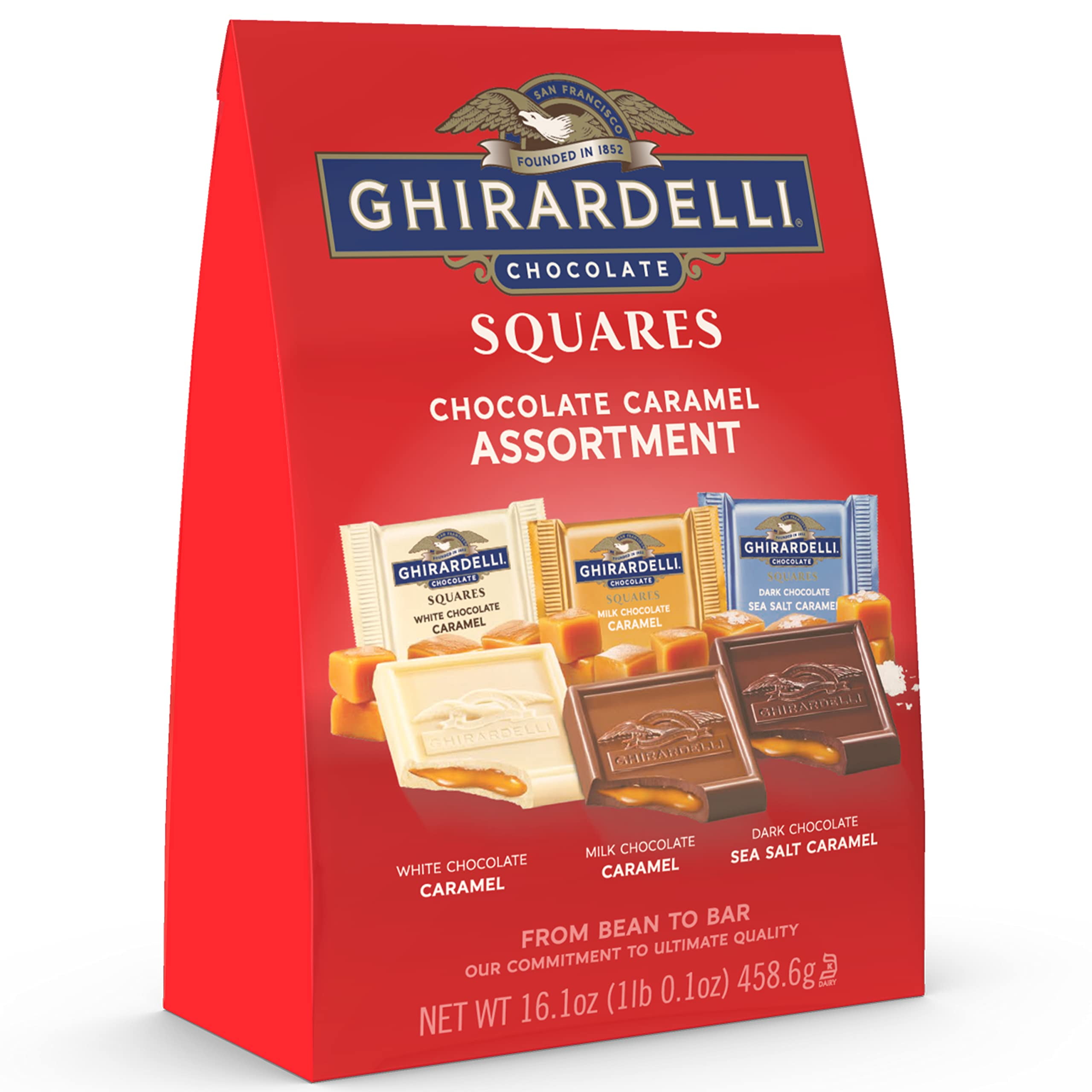 Ghirardelli Chocolate Caramel Squares Assortment - 16.1 Oz - Walmart.com