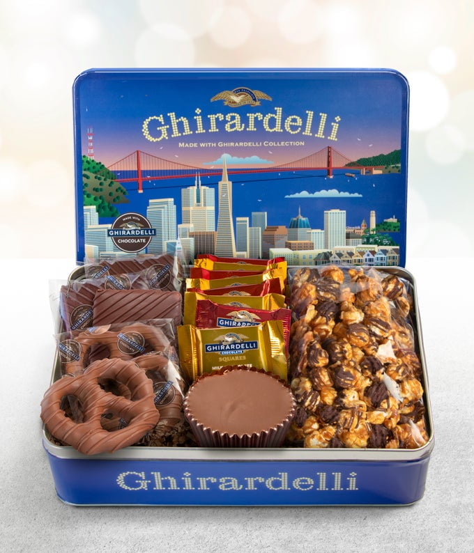From You Flowers Ghirardelli Chocolate Collectable Tin