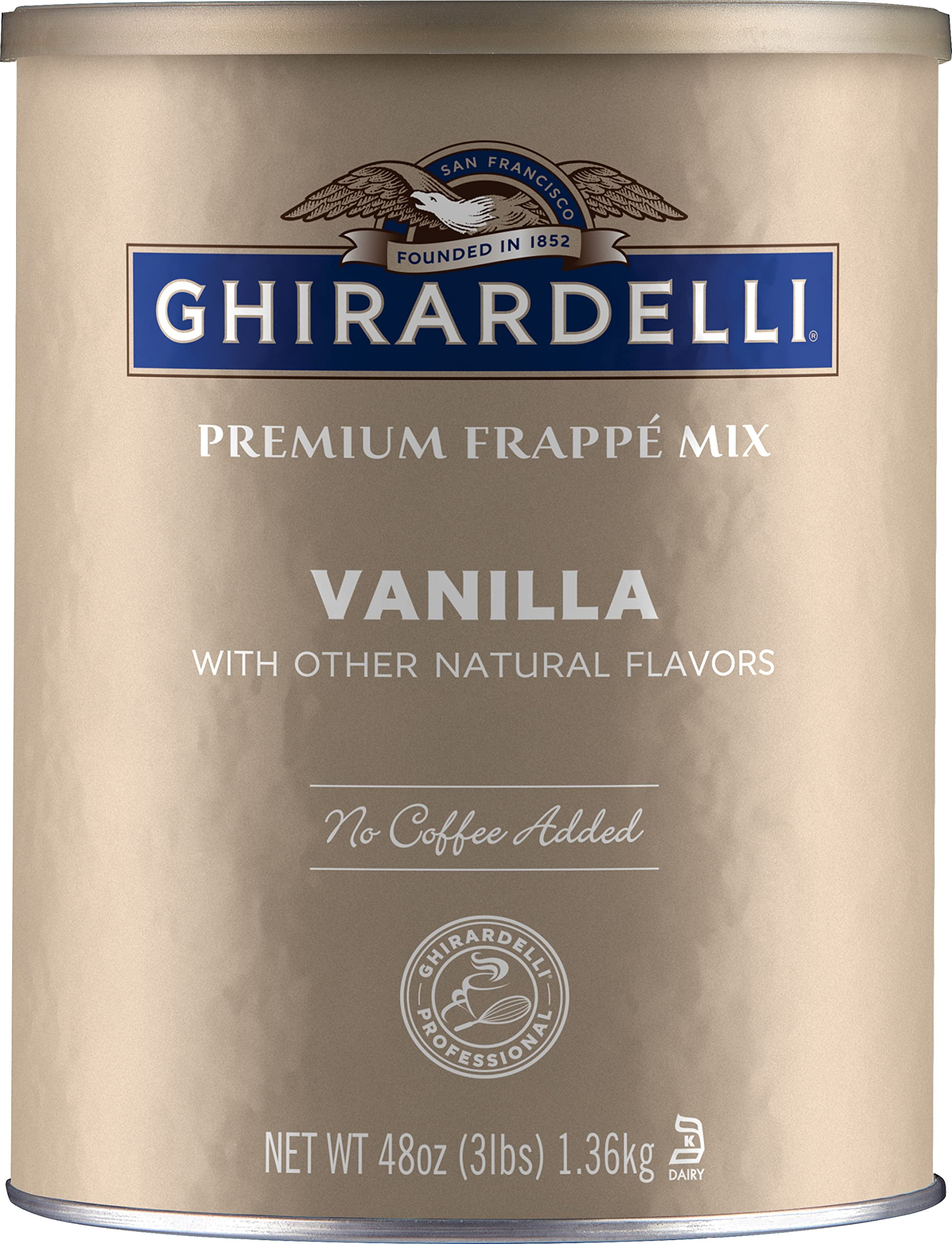 Ghirardelli Chocolate Company Vanilla Frappé Mix, 3 Lb