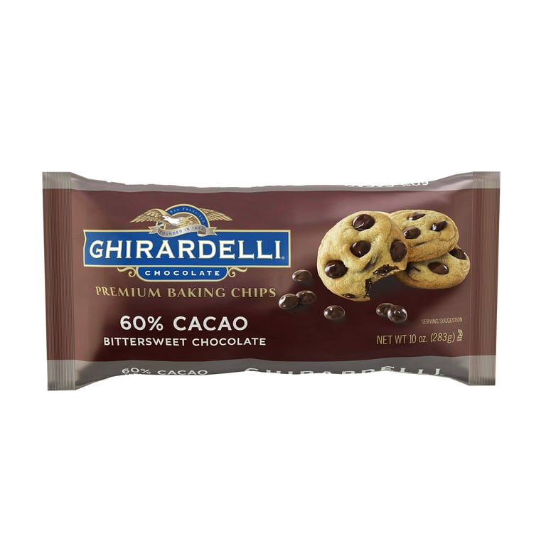 Ghirardelli Chocolate Premium Baking Chips 60% Cacao Bittersweet