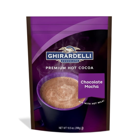 Ghirardelli Chocolate Premium Hot Cocoa Chocolate Mocha, 10.5 oz
