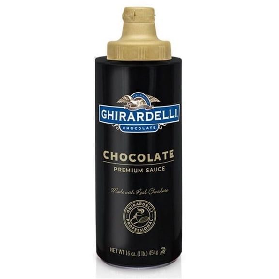 Ghirardelli Chocolate Sauce Black Label 16 oz Squeeze bottle