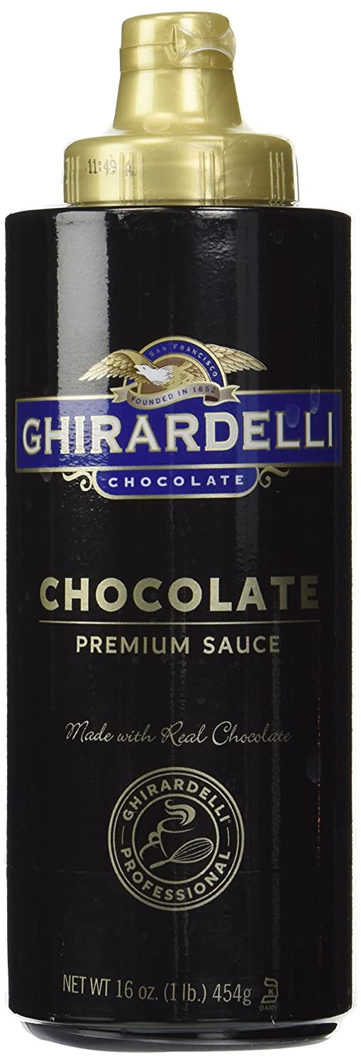 Ghirardelli Chocolate Sauce, Black Label (16oz Squeeze bottle
