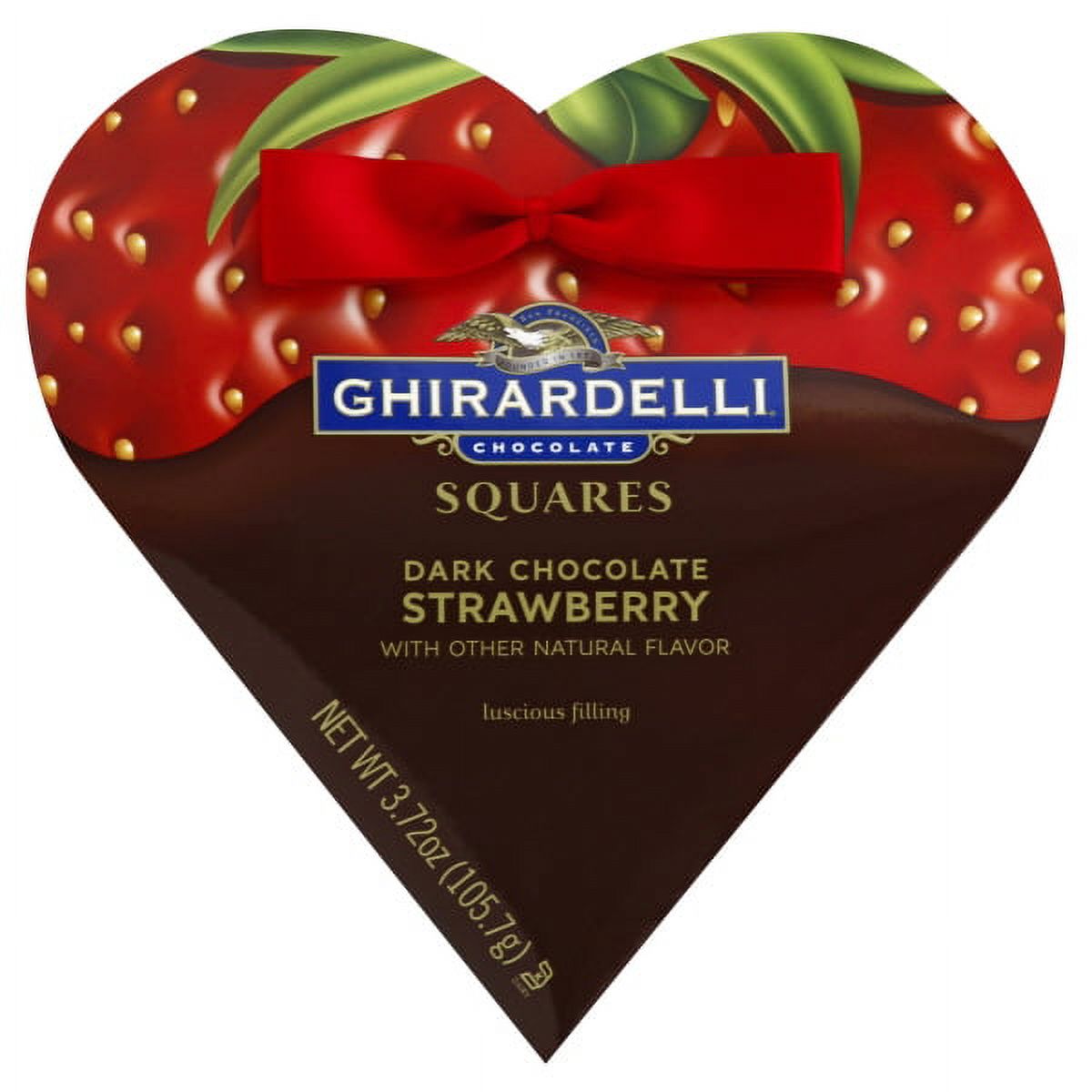 Ghirardelli Chocolate Squares Dark & Strawberry Chocolate in Valentine