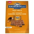 thumbnail image 1 of Ghirardelli Chocolate Squares, Milk Chocolate Caramel Waffle Cone, 21.4 Ounce, 1 of 3