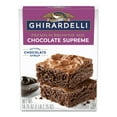 thumbnail image 1 of GHIRARDELLI Chocolate Supreme Premium Brownie Mix, Includes Chocolate Syrup, 18.75 oz Box, 1 of 13