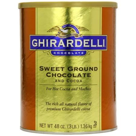 Ghirardelli Chocolate Sweet Ground Chocolate & Cocoa Beverage Mix, 48 oz