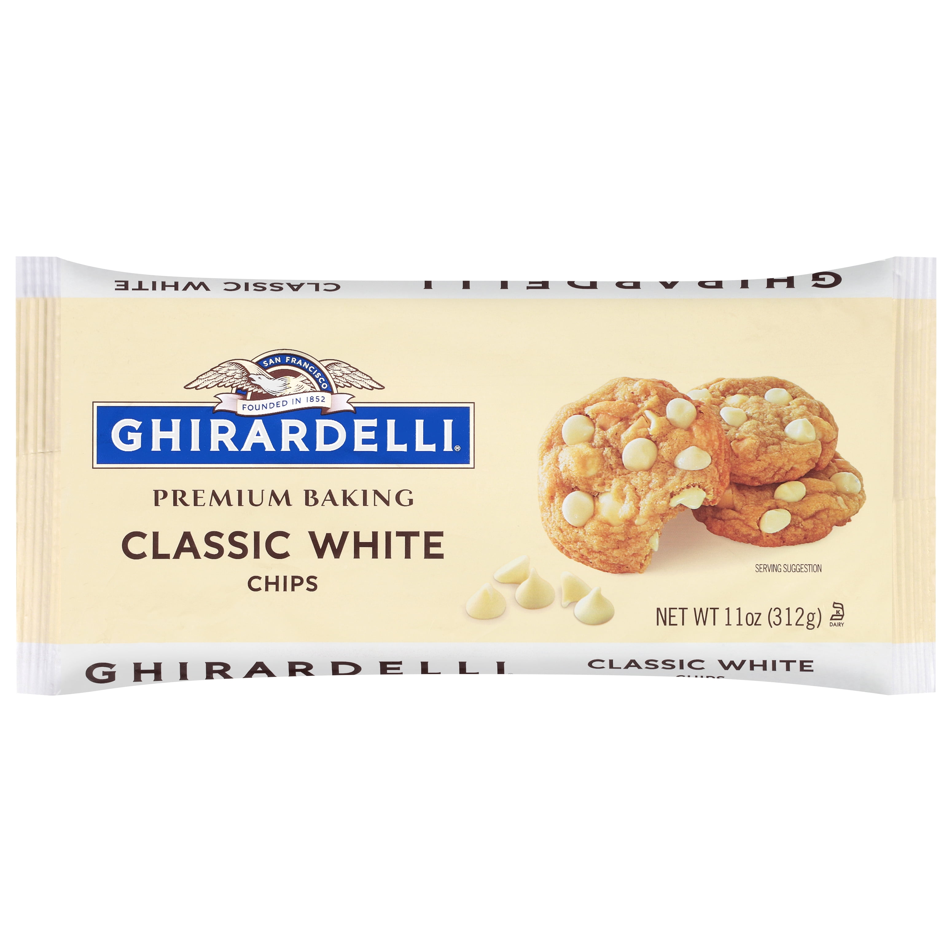 Ghirardelli Classic White Baking Chips 11 oz Pack Of 12