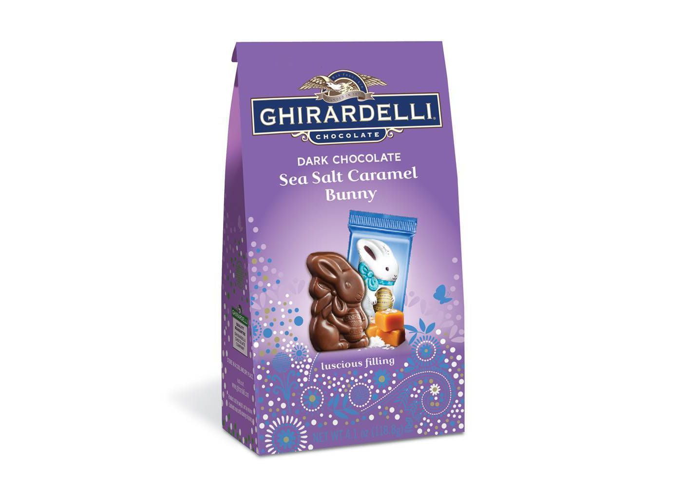 Ghirardelli Dark Sea Salt Caramel Egg Bag