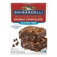 thumbnail image 1 of GHIRARDELLI Gluten Free Double Chocolate Brownie Mix, Gluten Free Baking Mix, Includes Chocolate Chips, 18 oz Box, 1 of 13