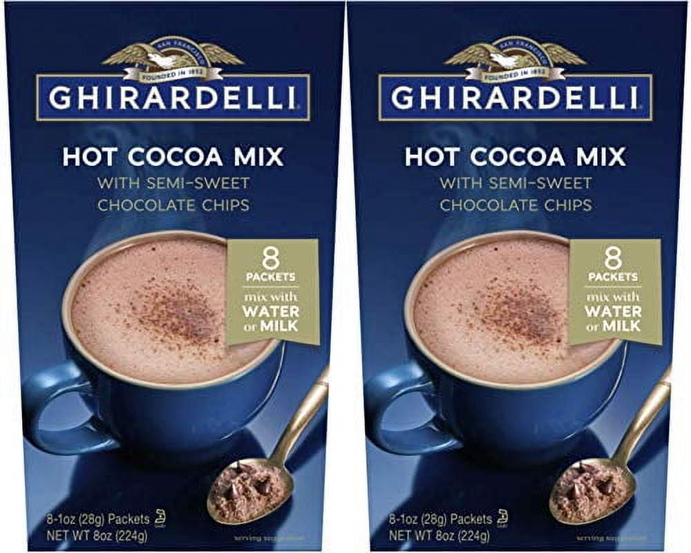 Ghirardelli Hot Cocoa with Semi-Sweet Chocolate Chips - 2 boxes