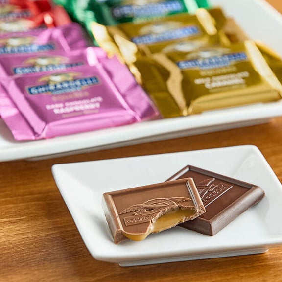 Ghirardelli Individually Wrapped Premium Chocolate Square Assortment 15.77 oz. Bag - 6/Case
