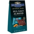 thumbnail image 1 of Ghirardelli Intense Dark Chocolate Squares Sea Salt Almond 4.12 oz (Pack of 5), 1 of 1